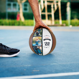 Ballon De Basket Meilleur Papa Supplémentaire Photo personnalisée