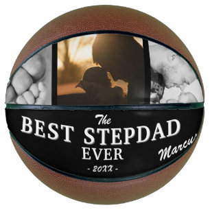 Ballon De Basket Meilleur Stepdad Jamais Père`Jour Keepsaké 3 Photo
