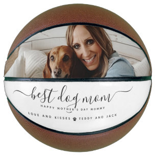 Ballon De Basket Meilleure maman de chien : photo de chien personna
