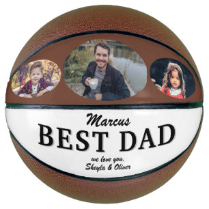 Ballon De Basket Moderne Meilleur papa Père`Jour Garde 3 Photo