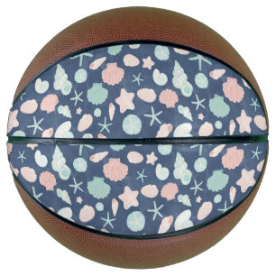 Ballon De Basket motif des coquillages