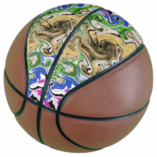 Ballon De Basket Multicolores liquides