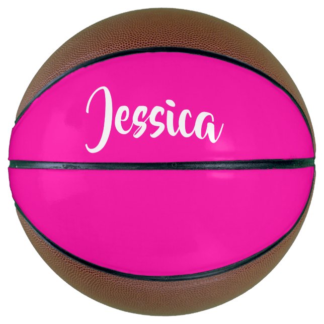 Ballon De Basket Mur rose uni (Devant)