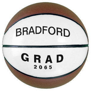 Ballon De Basket Nom du grade Date Graduation Basketball cadeau cad