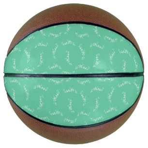 Ballon De Basket Oiseaux vintages sur la branche des arbres Imprime