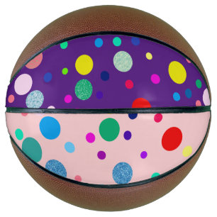 Ballon De Basket Panier de basketball Mini à motif pois
