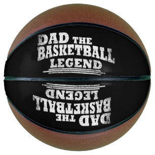Ballon De Basket Papa la légende du basket-ball drôle cadeaux de fê