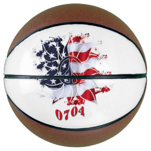 Ballon De Basket Parti 4 juillet Patriotique de la Paix