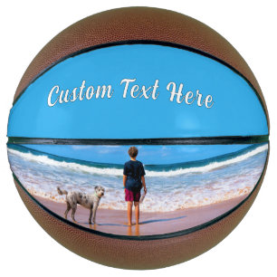 Ballon De Basket Personnalisation de votre base-ball photo et texte