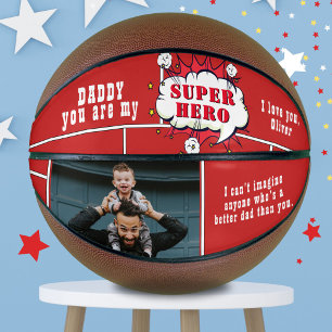 Ballon De Basket Photo de bulle de texte de bande dessinée de super