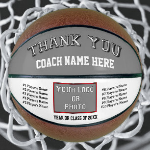 Ballon De Basket Photo, Nom du joueur Basketball Coach idées cadea