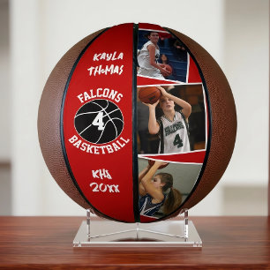 Ballon De Basket Photos de joueurs personnalisées Nom de l'équipe e