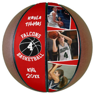 Ballon De Basket Photos du joueur personnalisé Nom et numéro de l'é