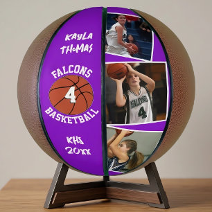 Ballon De Basket Photos du joueur personnalisé Nom et numéro de l'é