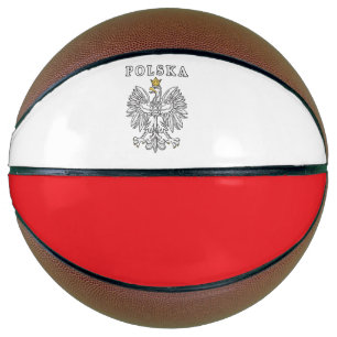 Ballon De Basket Polska avec aigle polonais