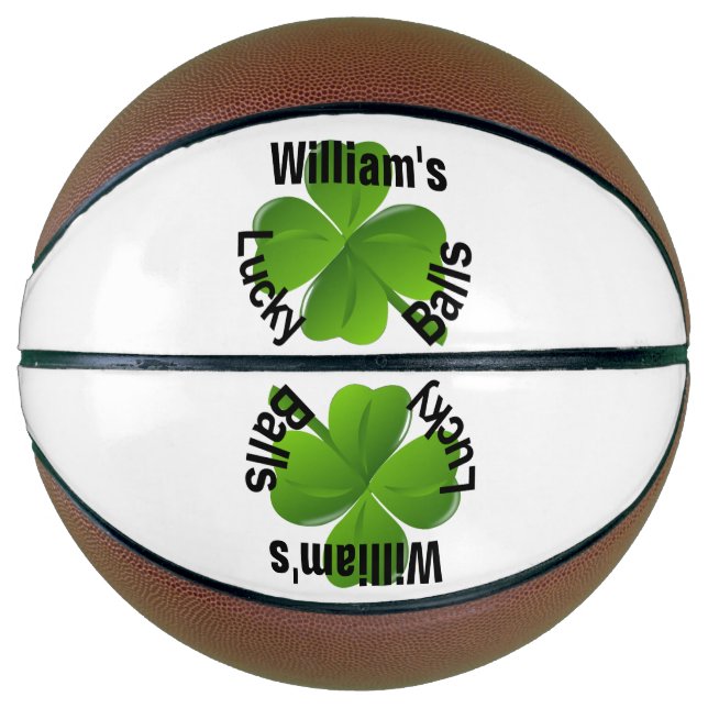 Ballon De Basket Porte-feuille personnalisée Lucky (Devant)