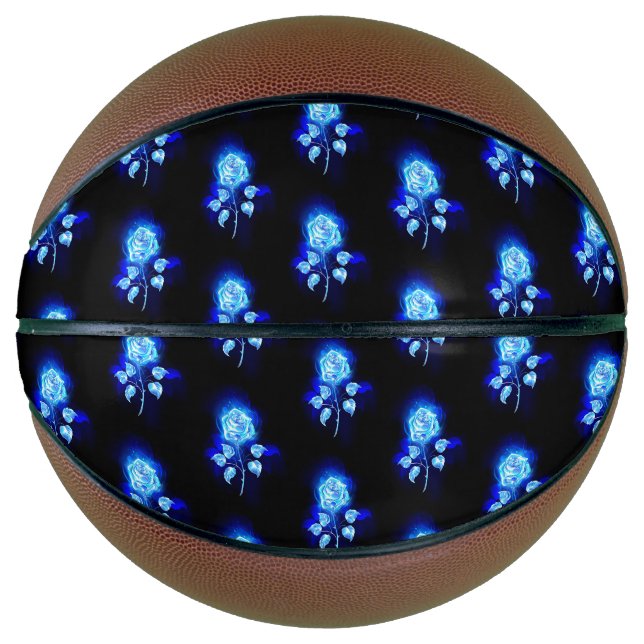 Ballon De Basket Rose bleu brûlant (Devant)