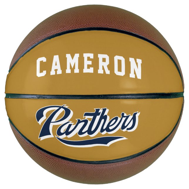 Ballon De Basket Script des panneaux FIU (Devant)