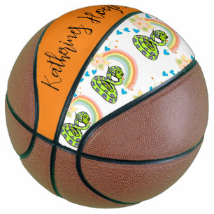 Ballon De Basket Serpent de basket-ball arc-en-ciel