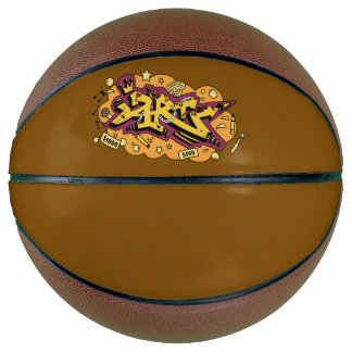 Ballon De Basket serviette de plage art graffiti