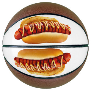 Ballon De Basket SlipperyJoe's hot dog niché doucement pain jaune v