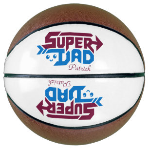Ballon De Basket Super Papa Cadeau de Joueur – Rétro Mignon