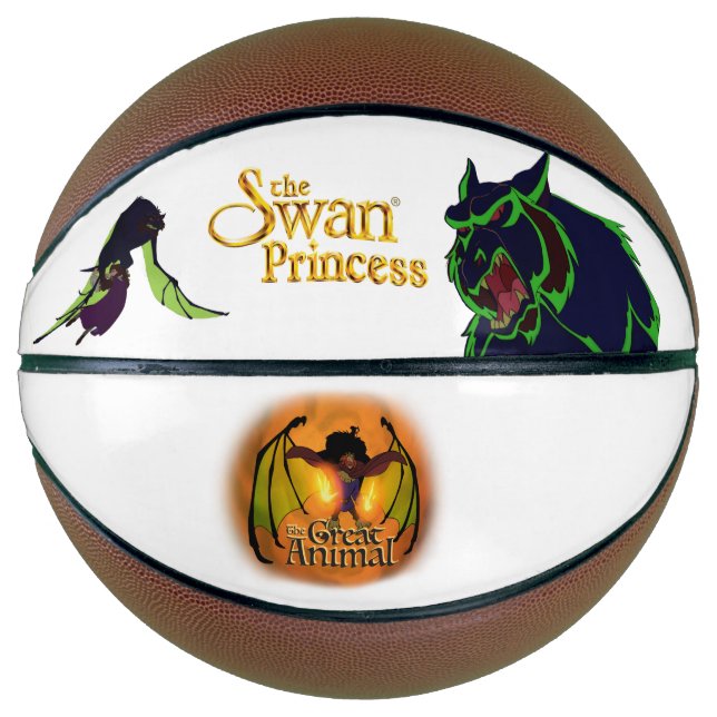 Ballon De Basket Swan Princess Grand Basketball animal (Devant)