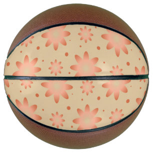 Ballon De Basket Tangerine terre cuite et beige sable délicate marg