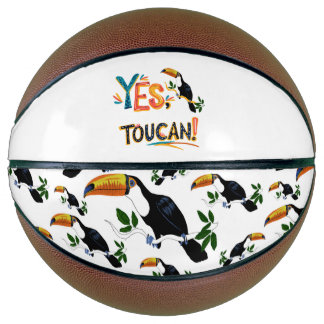 Ballon De Basket Toucans Tropicaux - Jungle Ludique