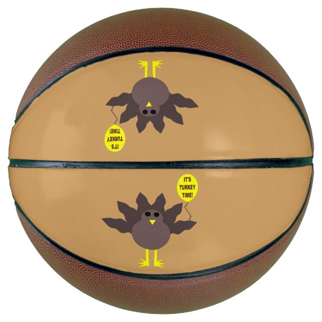 Ballon De Basket Turquie Heure Thanksgiving Basket (Devant)