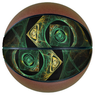 Ballon De Basket Vibrations magiques Art Abstrait