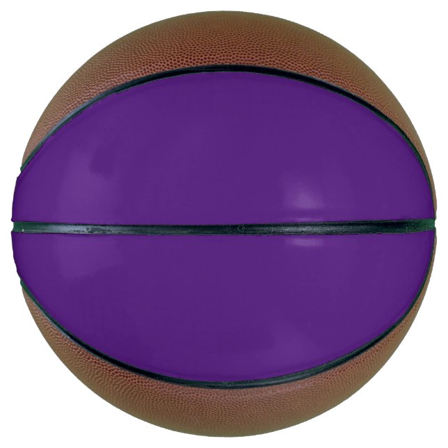 Ballon De Basket Violet Gris, Violet Muet, Rhum, (Devant)