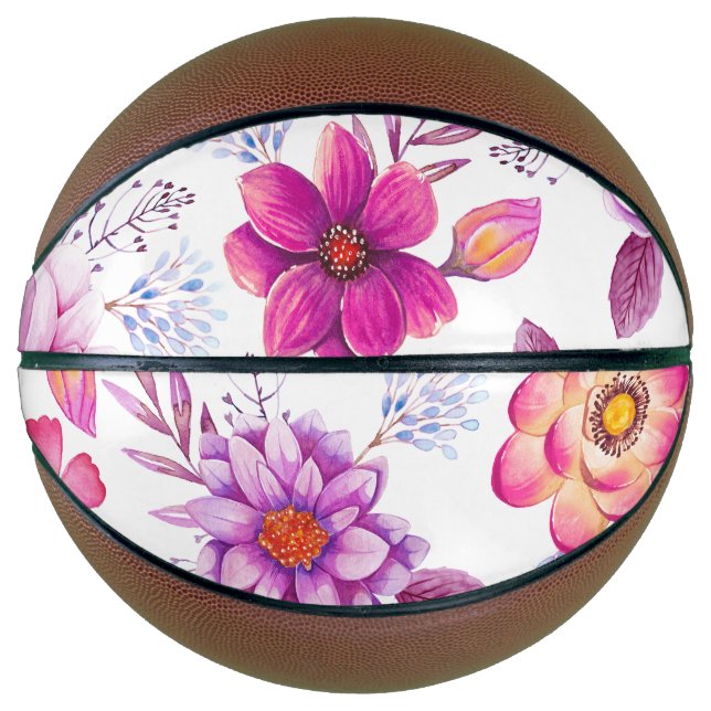 Ballon De Basket Violet rose (Devant)