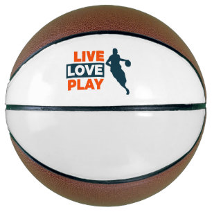 Ballon De Basket Vive Amour Joue