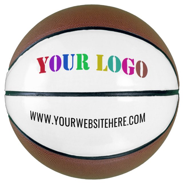 Ballon De Basket Votre logo et votre entreprise de texte personnali (Devant)