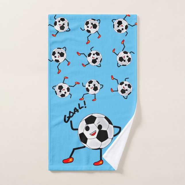 Ballon de foot (Serviette à main)