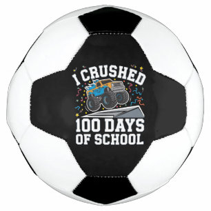 Ballon De Foot 100 jours de l'école Monster Camion 100e jour écol