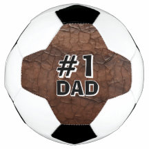 #1 Dad Leather-look
