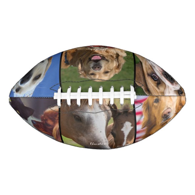 Ballon De Foot 6 Photo Collage Custom Football (Devant)
