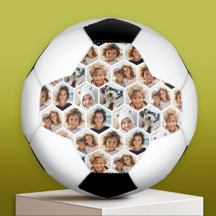 Ballon De Foot 6 Photo Collage nid d'abeille motif - BE PATIENT