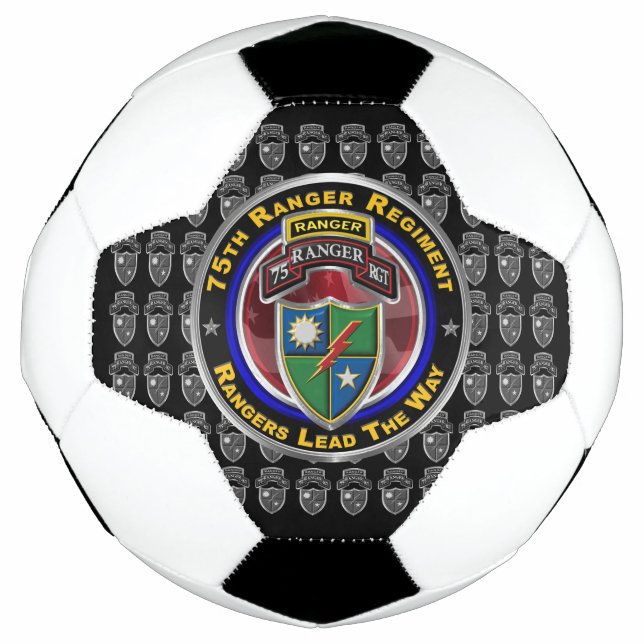 Ballon De Foot 75e Régiment de Rangers "Les Rangers mènent le che (Devant)