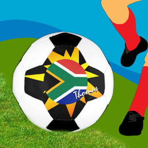 Ballon De Foot Afrique du Sud Football & African Flag / BANG