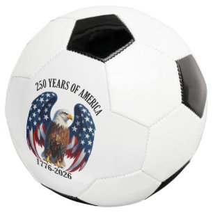 Ballon De Foot Aigle Américain Patriotique 250 Ans 1776-2026