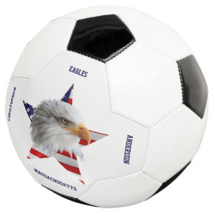 Ballon De Foot Aigle sauvage, Drapeau américain, Étoile