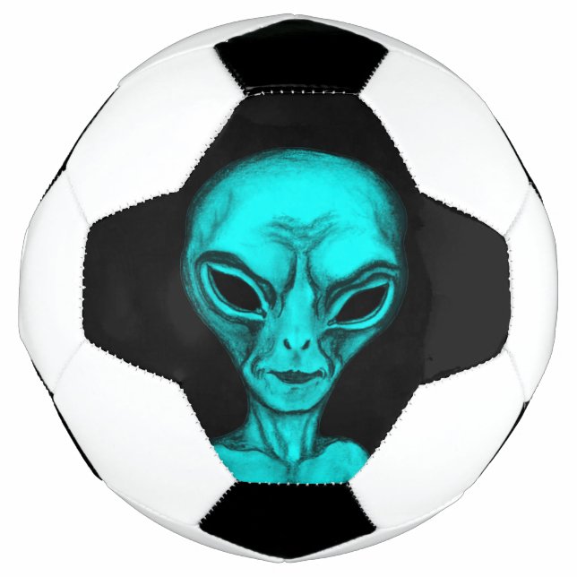 Ballon De Foot Alien, je veux croire (Devant)