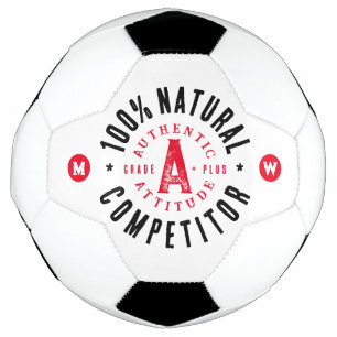 Ballon De Foot Amusant Vintage Type Design élégant Soccer Ball