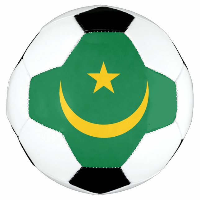 Ballon De Foot Ancien drapeau mauritanien (Devant)