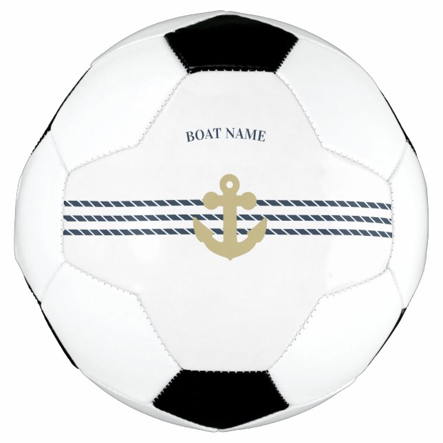 Ballon De Foot Ancre nautique, Corde (Devant)