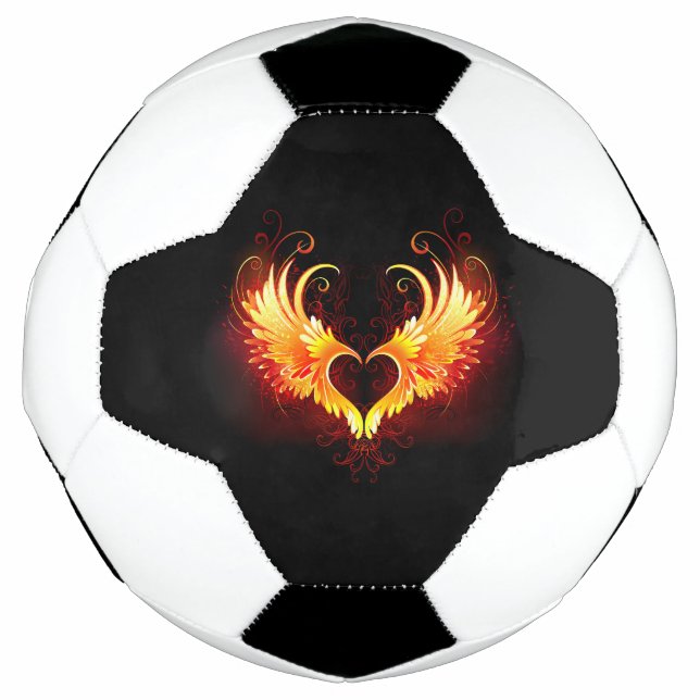 Ballon De Foot Angel Fire Heart with Wings (Devant)