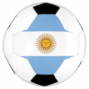 Ballon De Foot Argentine Drapeau Football Football Argentine Blue